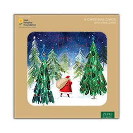 Santa in the woods