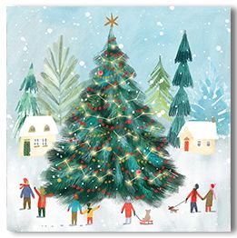 Village Christmas Tree