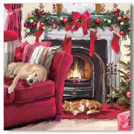 Cosy fireplace