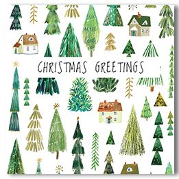 Christmas Greetings Trees