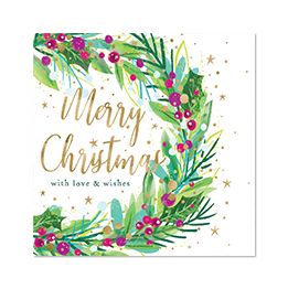 Merry Christmas wreath