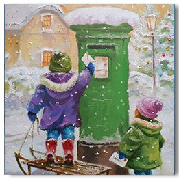 Children posting letters