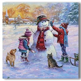 Children in the Snow