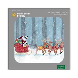 Santa and reindeer