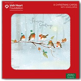 Season's greetings robins