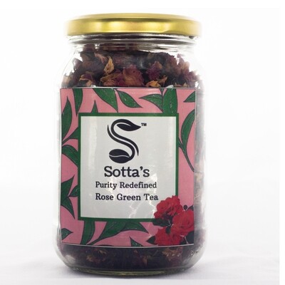 Sotta&#39;s Rose Green Tea 100 Grams