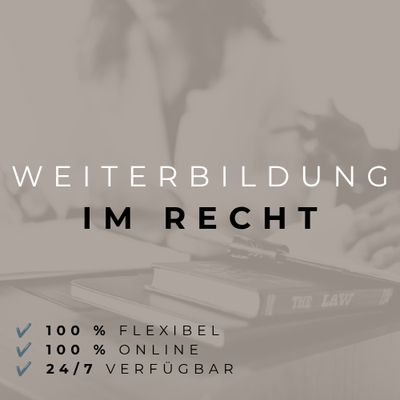 WEITERBILDUNG IM RECHT