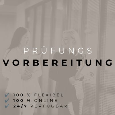 PRÜFUNGSVORBEREITUNG