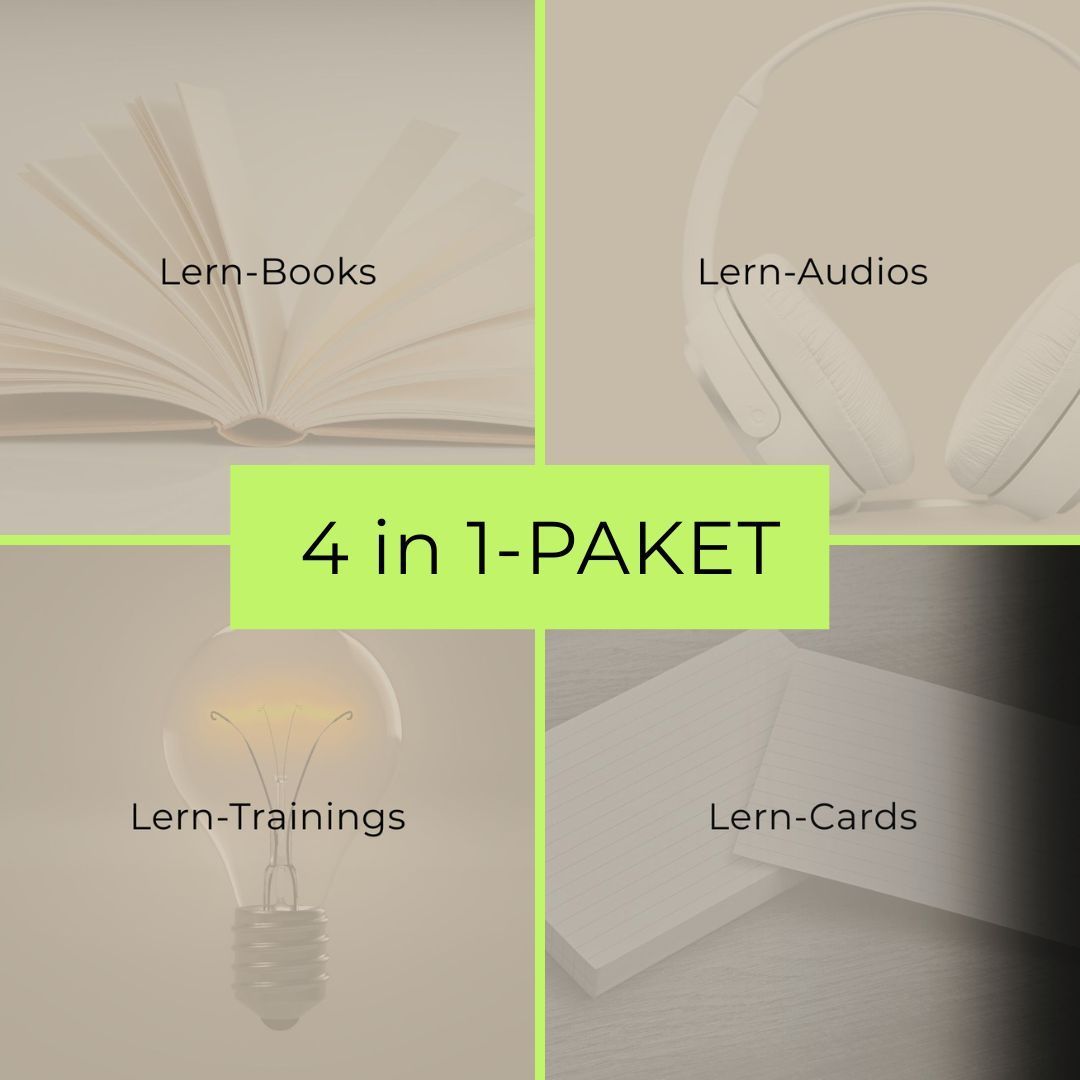 4 in 1-PAKET⚖️ ALLE FÄCHER ➡️Prüfungsvorbereitung für RECHTSANWALTSFACHANGESTELLTE