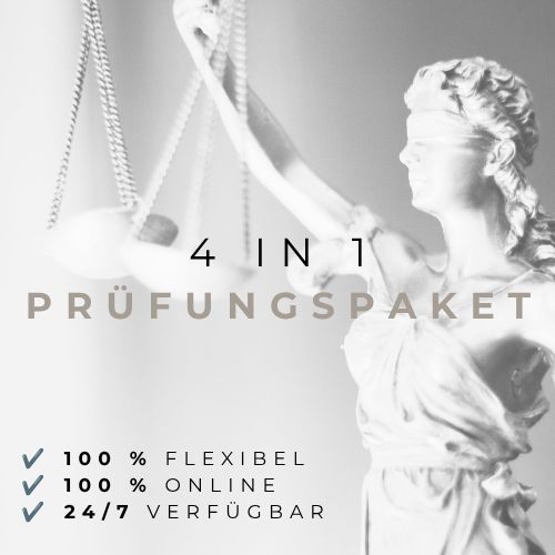 ?4 in 1-PAKET⚖️ Prüfungsvorbereitung für RECHTSANWALTSFACHANGESTELLTE ➡️ ALLE FÄCHER