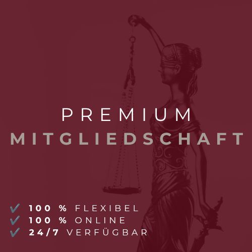 ⚖️ PREMIUM-MITGLIEDSCHAFT ✔ Alle Kurse ✔ Alle Weiterbildungen ✔ Alle digitalen Produkte ❗Jederzeit kündbar | Keine feste Laufzeit ⚖️ PREMIUM-MITGLIEDSCHAFT ✔ Alle Kurse ✔ Alle Weiterbildungen ✔ Alle digitalen Produkte ❗Jederzeit kündbar | Keine feste Laufzeit