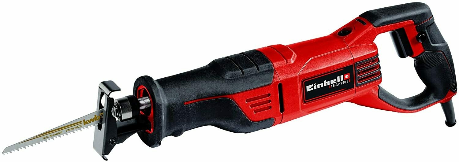 Einhell Universalsäge TE-AP 750 E (750 W, 20 mm Hubhöhe, Hubzahl-Elektronik, werkzeuglos verstellbarer Sägeschuh, werkzeugloser Sägeblattwechsel, großer Softgripbereich
