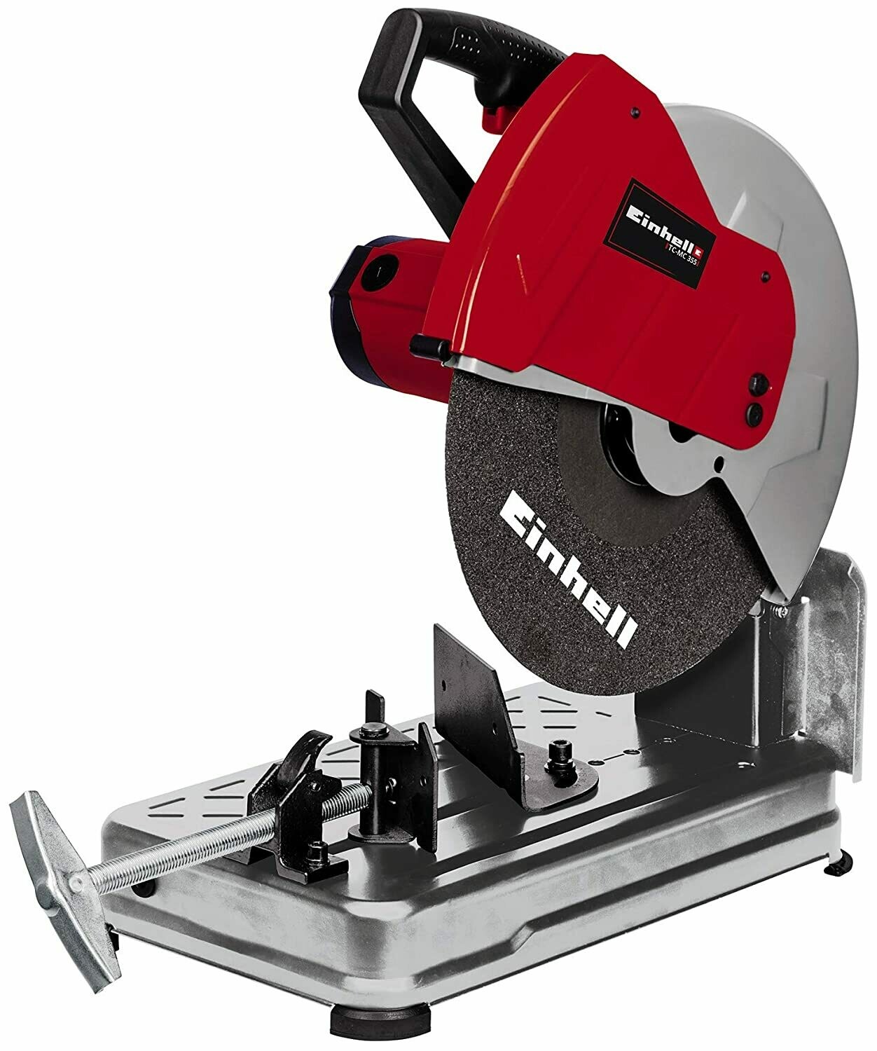 Einhell Metall-Trennmaschine TC-MC 355 (2.300 W, 4.000 min-1, Trennscheibe Ø 355 x 25.4 x 3.2 mm, verstellbarer Höhenanschlag, Sägeblattfixierung, Klemmvorrichtung mit Schnellverschluss, Zusatzgriff)