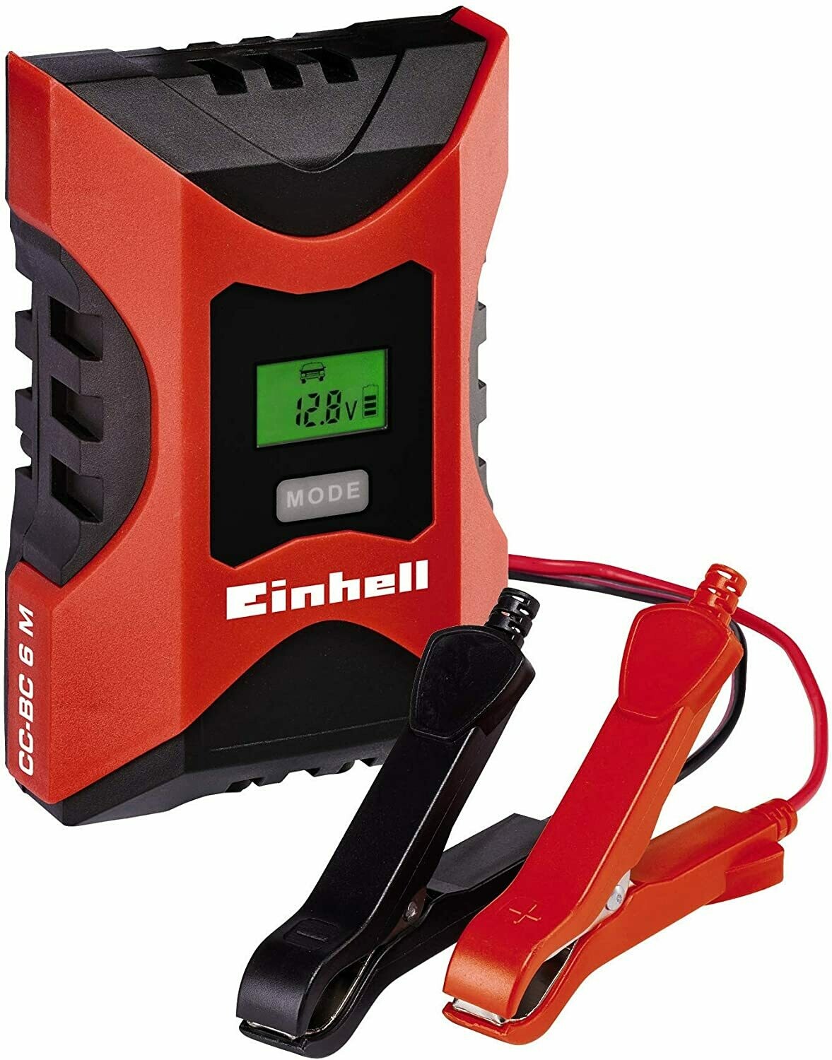 Einhell Batterieladegerät CC-BC 6 M bis 200 Ah (6V/12V, mikroprozessorgesteuertes Allround-Ladegerät)