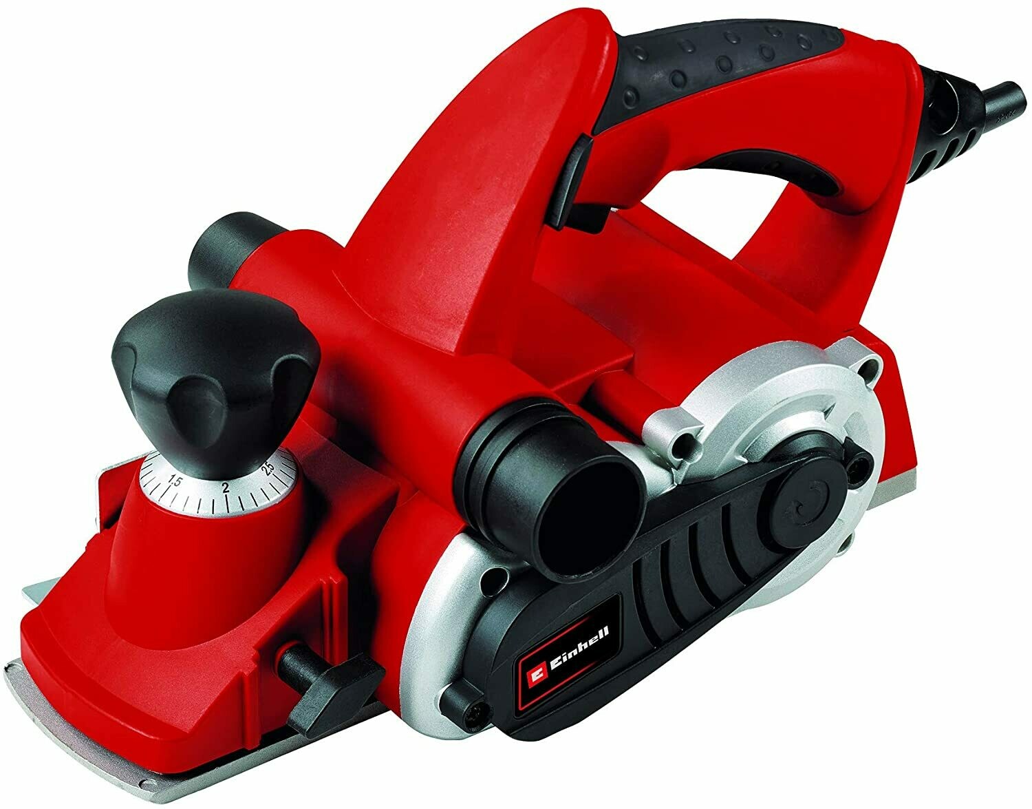 Einhell Elektrohobel TE-PL 900 (900 W, bis 3 mm Spantiefe, große Messerwelle, Fußplatte mit 3 V-Nuten, Softgrip, inkl. Parallelanschlag, Falztiefenanschlag, TCT-Hobelmesser)