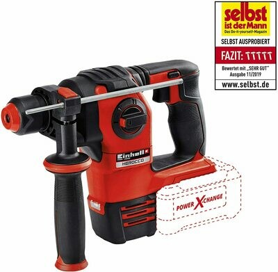 Einhell Akku-Bohrhammer HEROCCO Power X-Change (Li-Ion, 18 V, 2.2 Joule, 18 Nm, bürstenloser Motor, pneumatisches Schlagwerk, SDS+ Werkzeugaufnahme, inkl. E-Box, ohne Akku und Ladegerät) Einhell Akku-Bohrhammer HEROCCO Power X-Change (Li-Ion, 18 V, 2.2 Joule, 18 Nm, bürstenloser Motor, pneumatisches Schlagwerk, SDS+ Werkzeugaufnahme, inkl. E-Box, ohne Akku und Ladegerät)