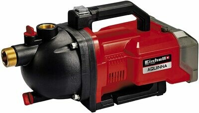 Einhell Akku-Gartenpumpe AQUINNA 36/30 Power X-Change (Li-Ion, 36 V, 2.6 bar, 3000 L/h Fördermenge, 2-Stufen ECO-Schalter, Wassereinfüll- und Ablassschraube, Thermoschutz, ohne Akkus und Ladegerät) Einhell Akku-Gartenpumpe AQUINNA 36/30 Power X-Change (Li-Ion, 36 V, 2.6 bar, 3000 L/h Fördermenge, 2-Stufen ECO-Schalter, Wassereinfüll- und Ablassschraube, Thermoschutz, ohne Akkus und Ladegerät)