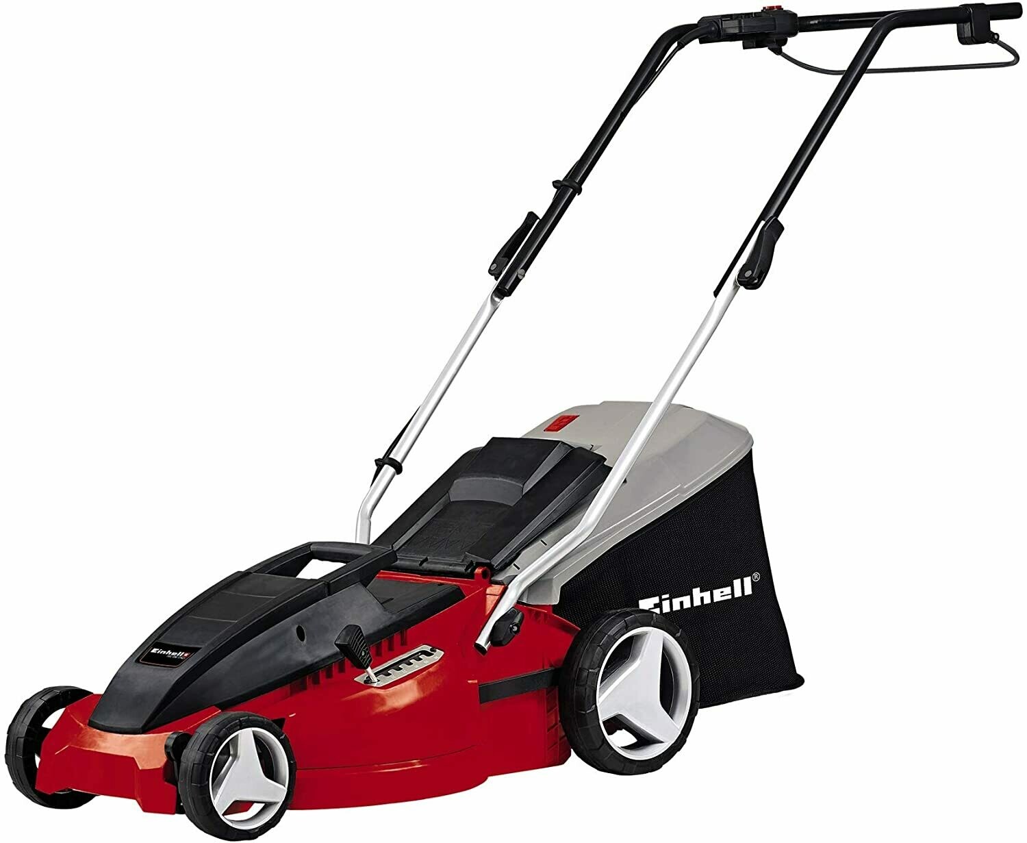 Einhell Elektro-Rasenmäher GC-EM 1742 (1.700W, 42 cm Schnittbreite, 50L Fangbox, 20-65mm Schnitthöhe, klappbarer Führungsholm, leicht und robust)
