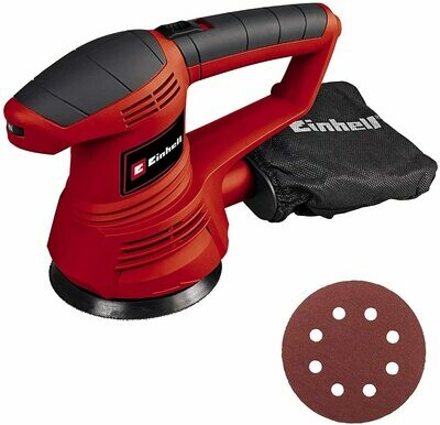 Einhell Exzenterschleifer TC-RS 38 E (380 W, Schleifteller Ø 125 mm, Drehzahlregelung, Staubfangsack, Klett-Schleifpapier) Einhell Exzenterschleifer TC-RS 38 E (380 W, Schleifteller Ø 125 mm, Drehzahlregelung, Staubfangsack, Klett-Schleifpapier)