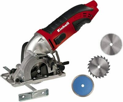 Einhell Mini-Handkreissägen Set TC-CS 860 (450 W, max. 23 mm, Sägeblatt Ø 85 mm, Absaugadapter, Parallelanschlag, 2 Sägeblätter, 1 Diamant-Trennscheibe, Koffer) Einhell Mini-Handkreissägen Set TC-CS 860 (450 W, max. 23 mm, Sägeblatt Ø 85 mm, Absaugadapter, Parallelanschlag, 2 Sägeblätter, 1 Diamant-Trennscheibe, Koffer)