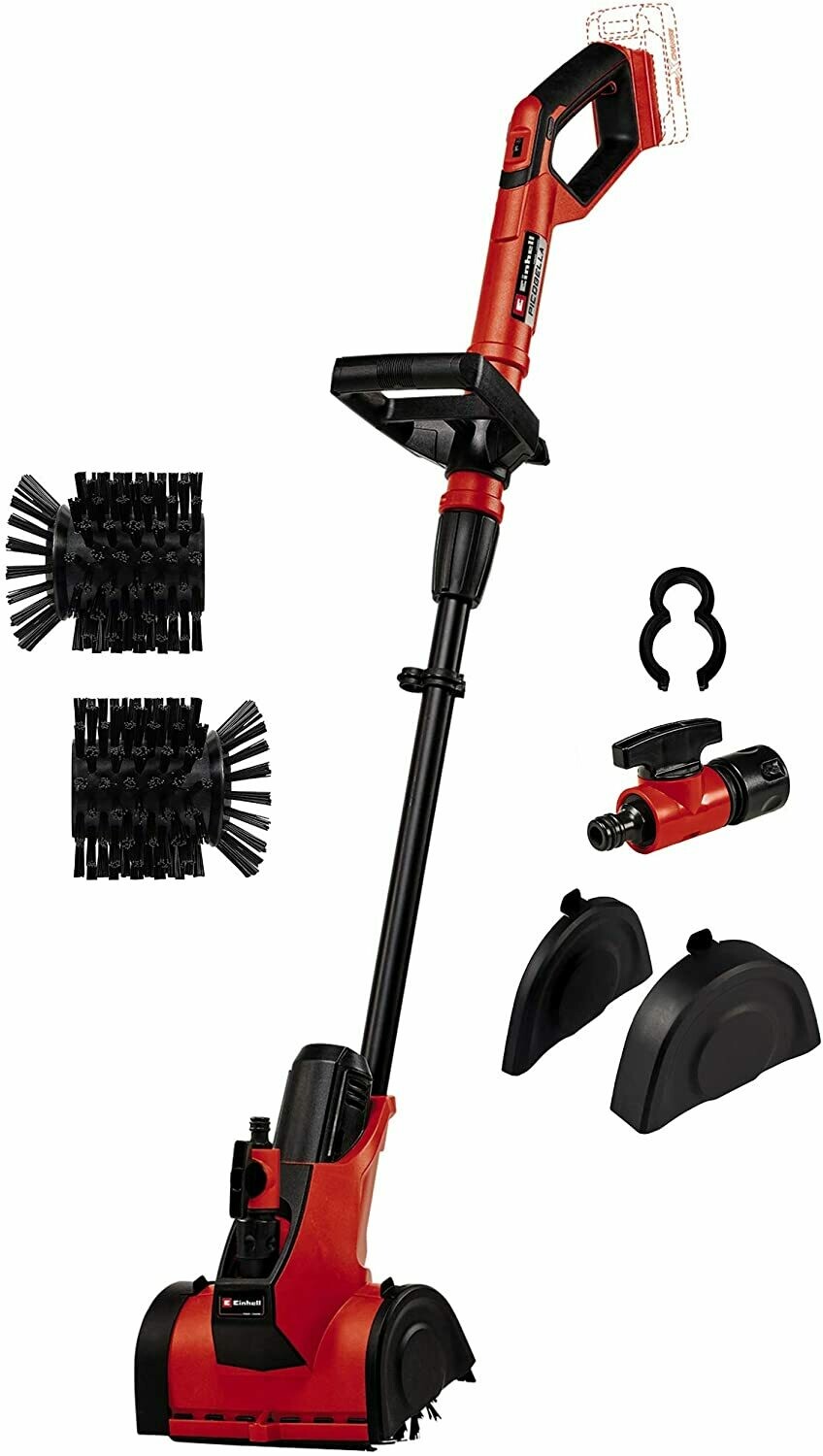Einhell Akku-Oberflächenbürste PICOBELLA Power X-Change (Li-Ion, 18V, 115 mm Bürstendurchmessr, 215 mm Arbeitsbreite, integr. Gartenschlauchanschluss, inkl. Bürste MEDIUM, ohne Akku und Ladegerät)