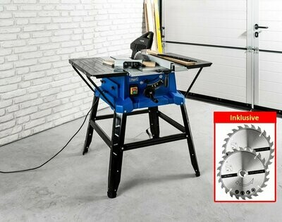 Tischkreissäge Scheppach Tischkreissäge 2000W HS250L inkl. Tischverbreiterungen und Laser