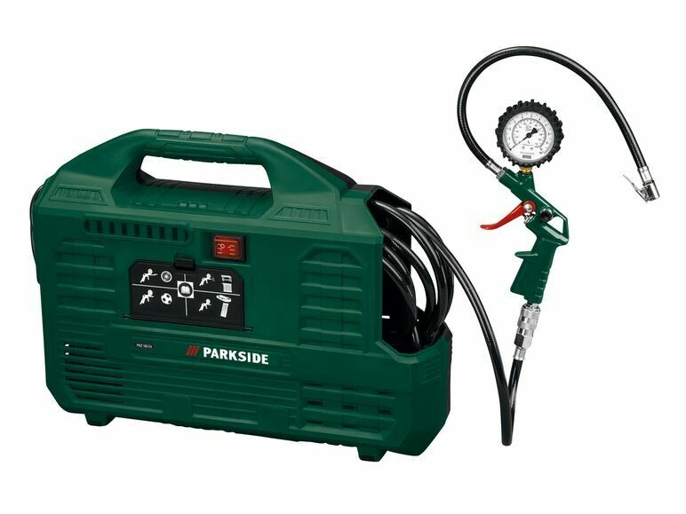 #BESTSELLER# PARKSIDE® Kompressor 1100 Watt, mit Elektromotor, tragbar #BESTSELLER# PARKSIDE® Kompressor 1100 Watt, mit Elektromotor, tragbar