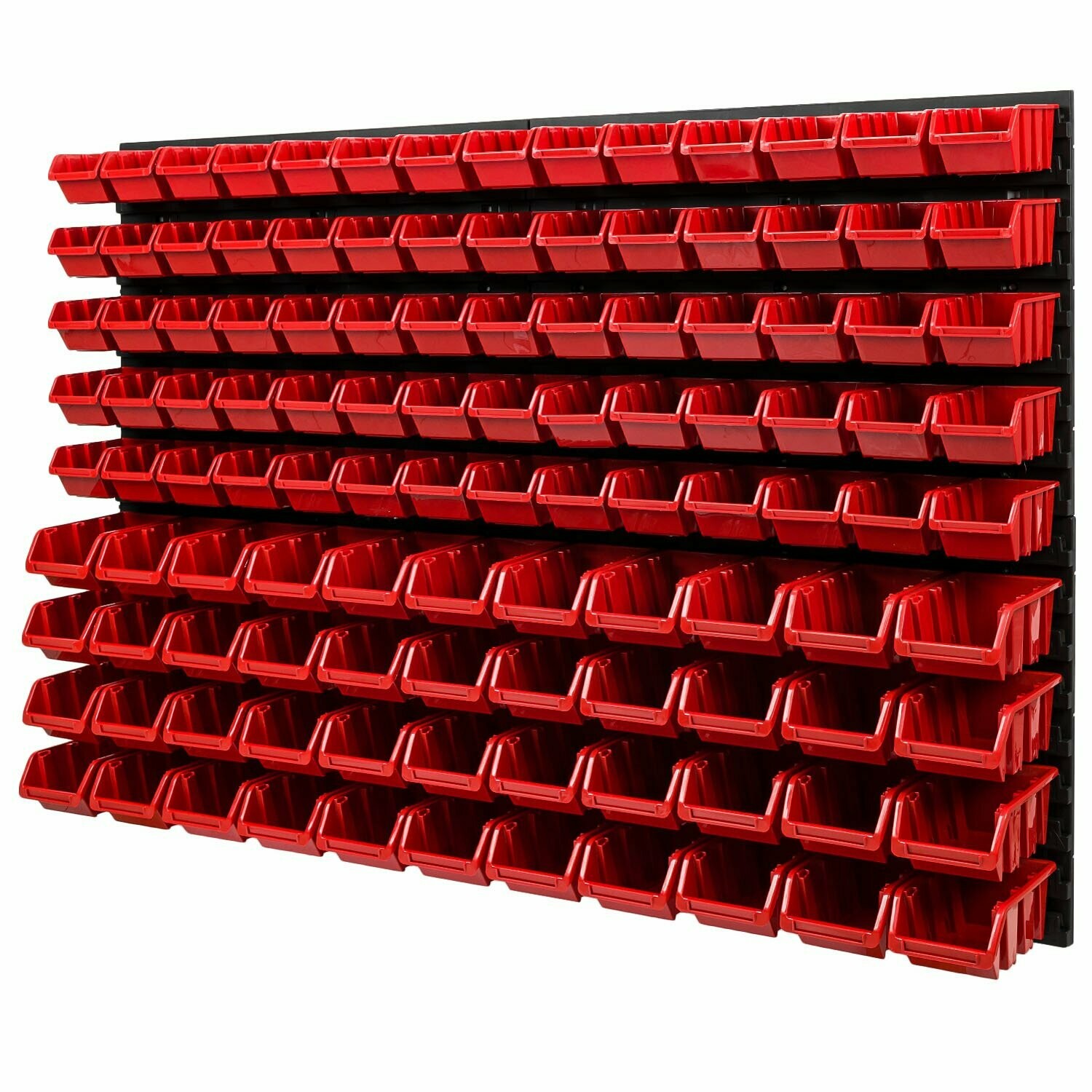 Wandregal + Stapelboxen + Werkzeughalter | Erweiterbar | Werkstattregal Lagerregal Steckregal Set Box 1152x780mm