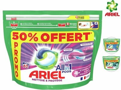 *TAGESDEAL* Ariel All in One Pods Waschmittel in Kapseln 124Stk *TAGESDEAL* Ariel All in One Pods Waschmittel in Kapseln 124Stk