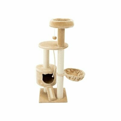 ZOOFARI® Katzenkratzbaum mit Hängematte aus Sisal und Plüsch ZOOFARI® Katzenkratzbaum mit Hängematte aus Sisal und Plüsch