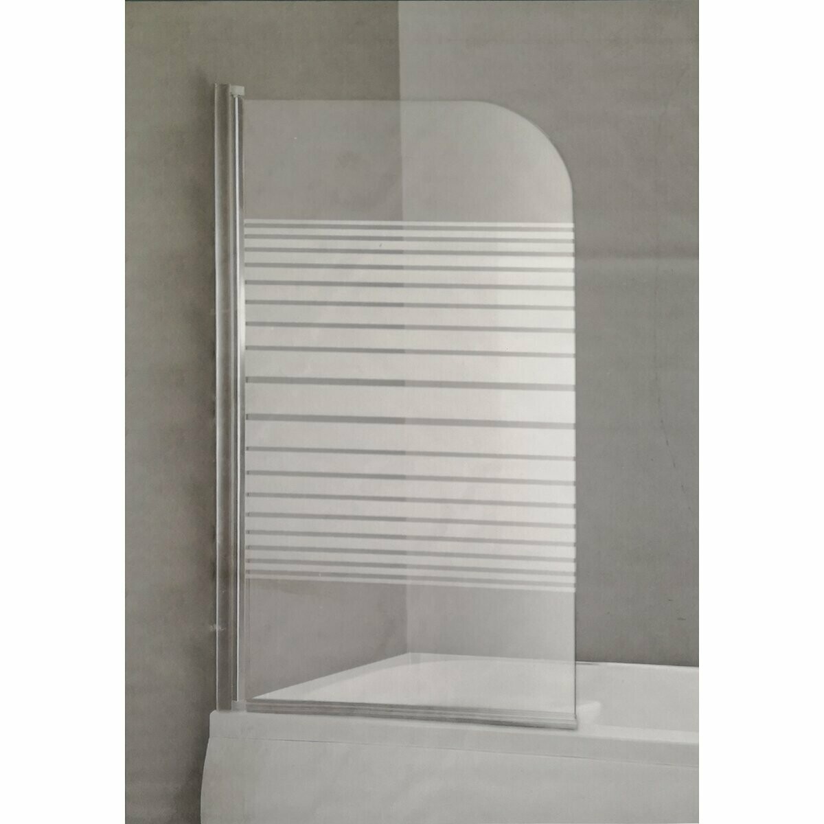 Wannenrandabtrennung 1400x800 mit Siebdruck