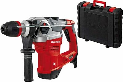 Einhell Bohrhammer TE-RH 38 E (1050 W, 9 J, Bohrleistung Ø 38 mm, SDS-Max-Aufnahme, Metall-Tiefenanschlag, Virbrationsdämpfung mit Andruckanzeige, Koffer) Einhell Bohrhammer TE-RH 38 E (1050 W, 9 J, Bohrleistung Ø 38 mm, SDS-Max-Aufnahme, Metall-Tiefenanschlag, Virbrationsdämpfung mit Andruckanzeige, Koffer)
