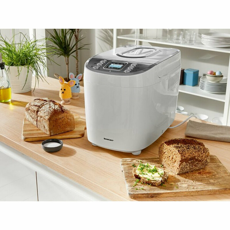 Brotbackautomat Mit 16 Programmen SILVERCREST 3 wählbaren Bräunungsstufen Brotbackautomat Mit 16 Programmen SILVERCREST 3 wählbaren Bräunungsstufen