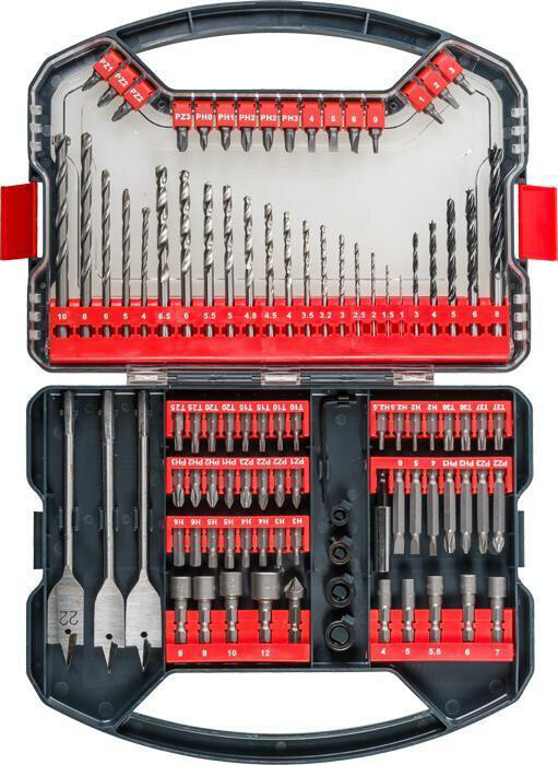 *ANGEBOT* Power-Box 101-tlg. Bit-Bohrsatz im stabilen Kunststoffkoffer