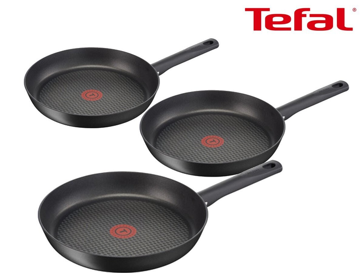 Tefal Pfannenset, bestehend aus 22cm + 24cm + 28cm