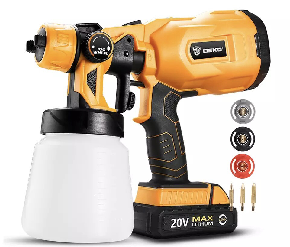 Farbsprühsystem mit 20V Akku Gebläse SET