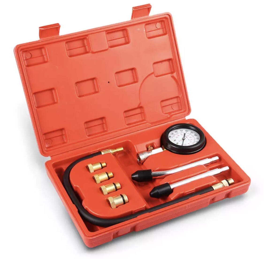 *ANGEBOT* Kompression-Tester für Benzinmotoren komplett Set