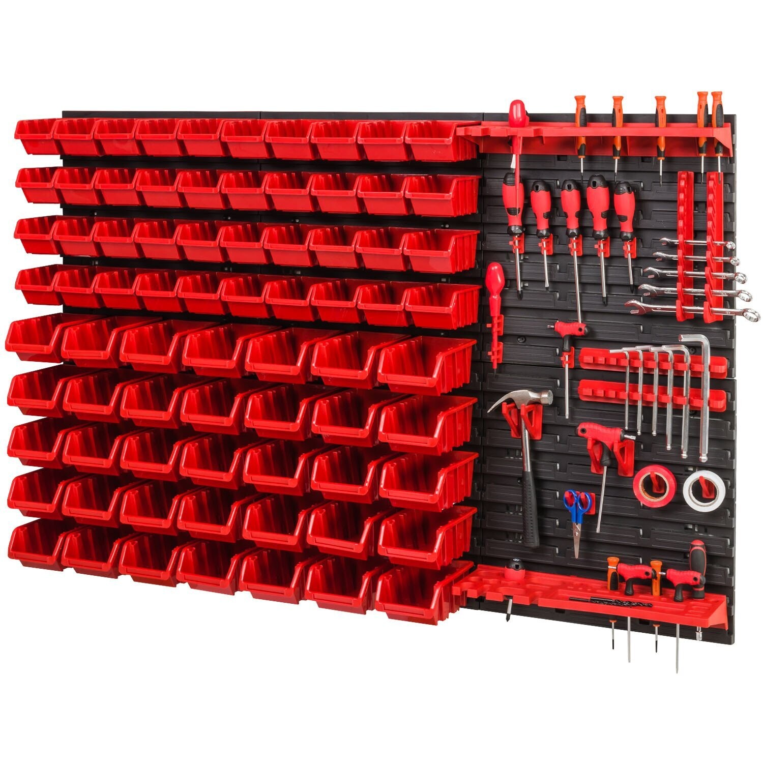 *BESTSELLER* Werkzeugwand  Set Werkzeughaltern mit Lochwand Lagersystem Warkzeuglochwand Wandregal Werkstattregal Set