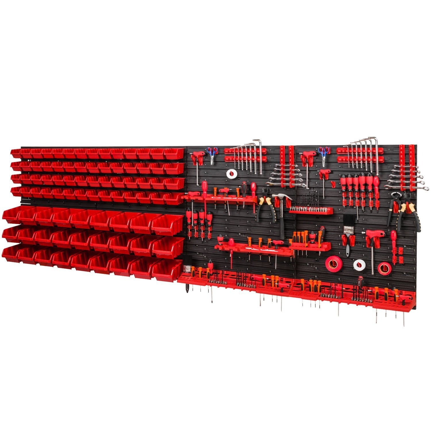 *BESTSELLER* Werkzeugwand  Set Werkzeughaltern mit Lochwand Lagersystem Warkzeuglochwand Wandregal Werkstattregal Set