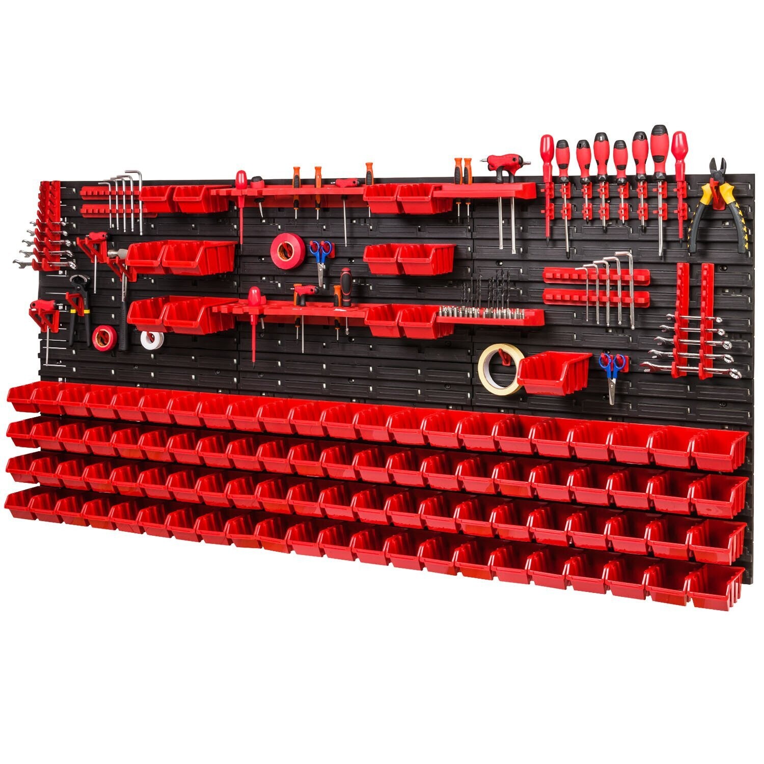 *BESTSELLER* Werkzeugwand  Set Werkzeughaltern mit Lochwand Lagersystem Warkzeuglochwand Wandregal Werkstattregal Set 1728 mm x 780 mm
