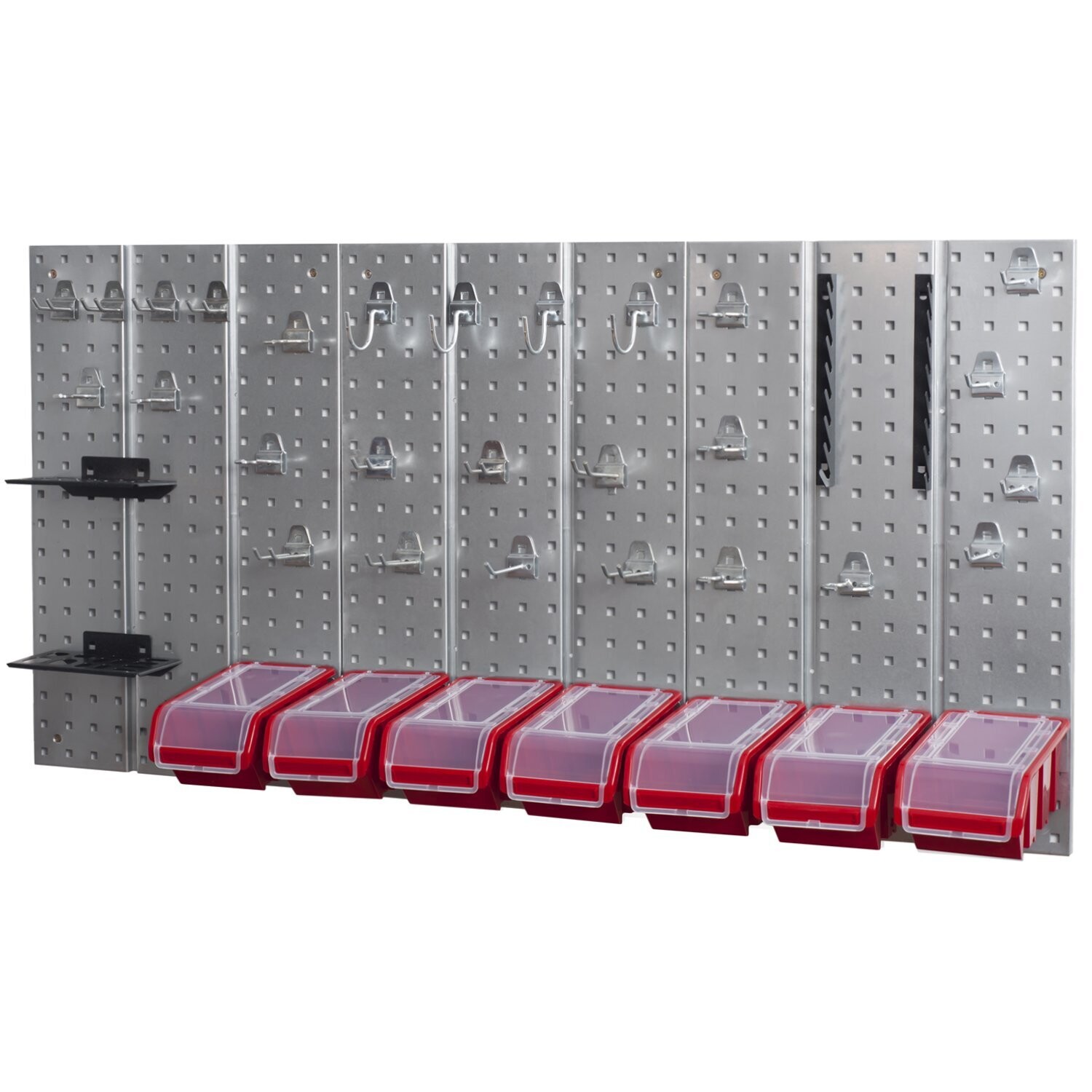 *BESTSELLER* Werkzeugwand  Metall Set Werkzeughaltern mit Lochwand Lagersystem Warkzeuglochwand Wandregal Werkstattregal Set