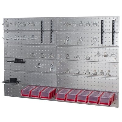 *BESTSELLER* Werkzeugwand Metall Set Werkzeughaltern mit Lochwand Lagersystem Warkzeuglochwand Wandregal Werkstattregal Set *BESTSELLER* Werkzeugwand Metall Set Werkzeughaltern mit Lochwand Lagersystem Warkzeuglochwand Wandregal Werkstattregal Set