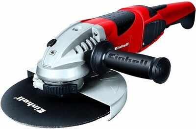 Einhell Winkelschleifer TE-AG 230/2000 (2050 W, Scheibe Ø 230 mm, Softstart, drehbarer Handgriff, Schutzhaube, ohne Trennscheibe)