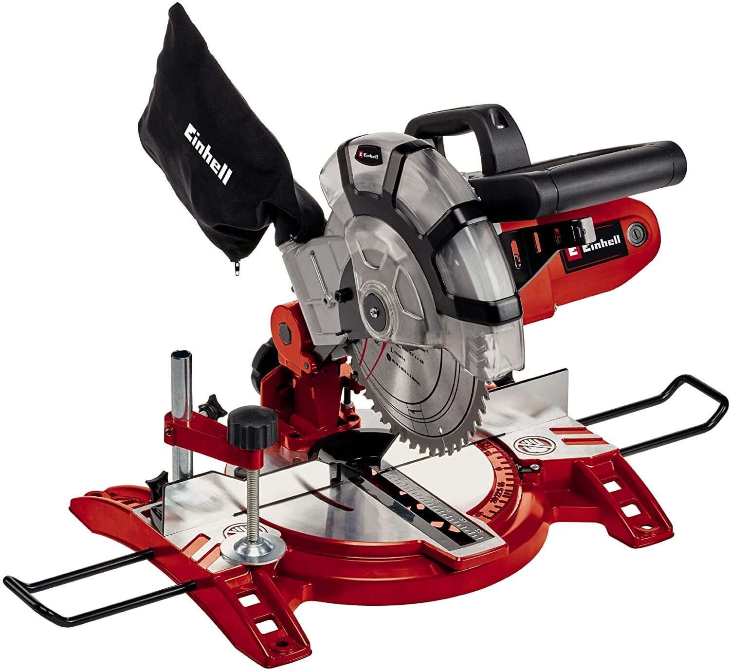 Einhell Kapp Gehrungssäge TC-MS 2112 (1600 W, Sägeblatt Ø 210 mm, Schnittbreite 120 mm, schwenkbarer Sägekopf)