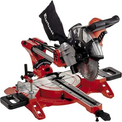 Einhell Zug-Kapp-Gehrungssäge TC-SM 2534/1 Dual (max. 2350 W, Ø250 x Ø30 mm Sägeblatt, 4000 min-1, integrierte Zugfunktion, neigbarer Sägekopf, Werkstückanschlag, Laser, inkl. Hartmetall-Sägeblatt) Einhell Zug-Kapp-Gehrungssäge TC-SM 2534/1 Dual (max. 2350 W, Ø250 x Ø30 mm Sägeblatt, 4000 min-1, integrierte Zugfunktion, neigbarer Sägekopf, Werkstückanschlag, Laser, inkl. Hartmetall-Sägeblatt)