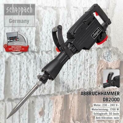 *SALE* Scheppach 50J, Abbruchhammer Stemmhammer Schlaghammer DB2000 Baugleich AB1700