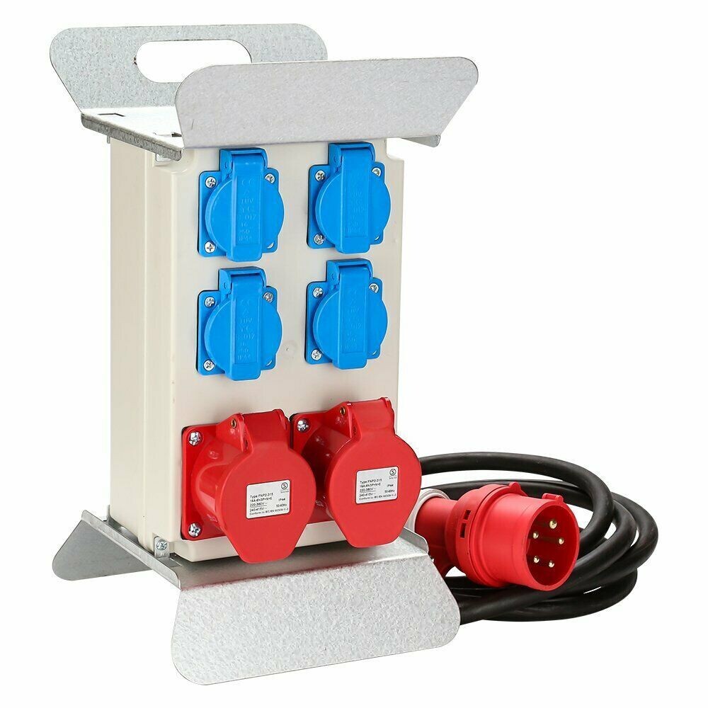 #SALE# Stromverteiler Baustromverteiler Stromverteiler CEE Adapter  Starkstrom Verteiler