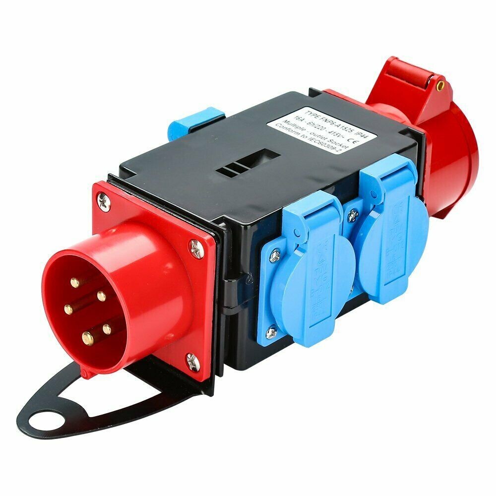 #SALE# Stromverteiler Baustromverteiler Stromverteiler CEE Adapter  Starkstrom Verteiler