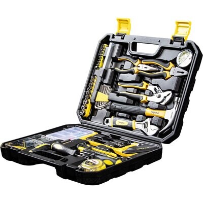 #BESTSELLER# Werkzeugkoffer, 100-teilig, stabil