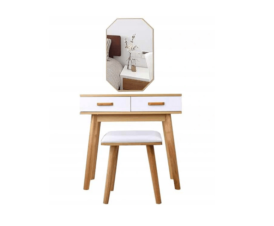 #BESTDEAL# Schminktisch komplett mit Hocker und Spiegel SET